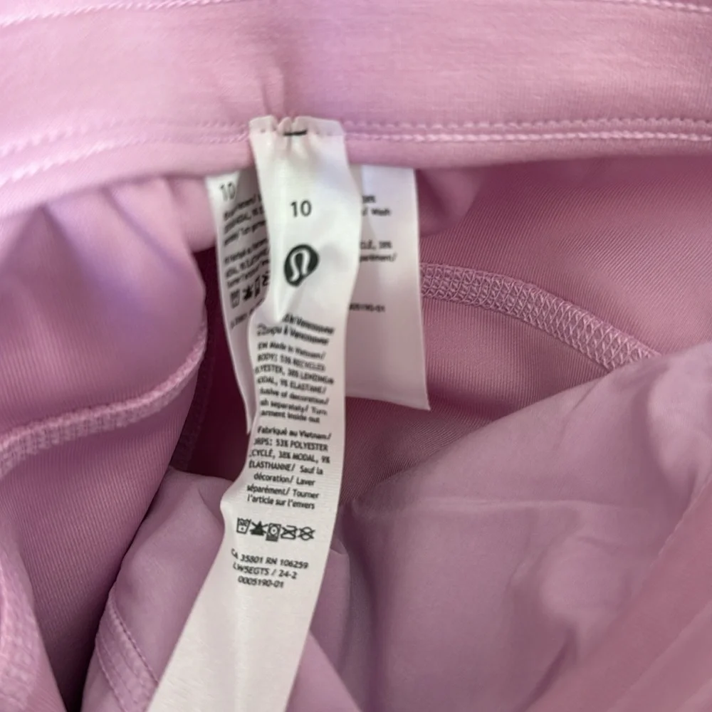 NWOT LULULEMON Softstreme High Rise Pants Size 10, Pink - Picture 5 of 6